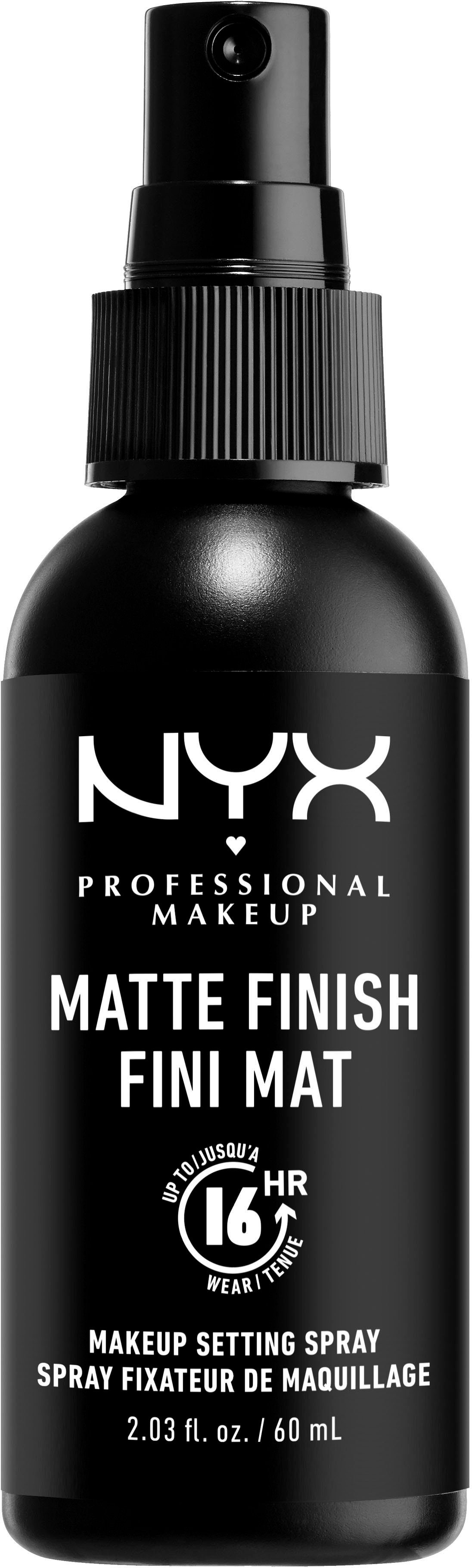 NYX Primer NYX Professional Makeup Make Up Setting Spray, Leicht, fixiert das Make-Up, geeignet für jeden Hauttypen.