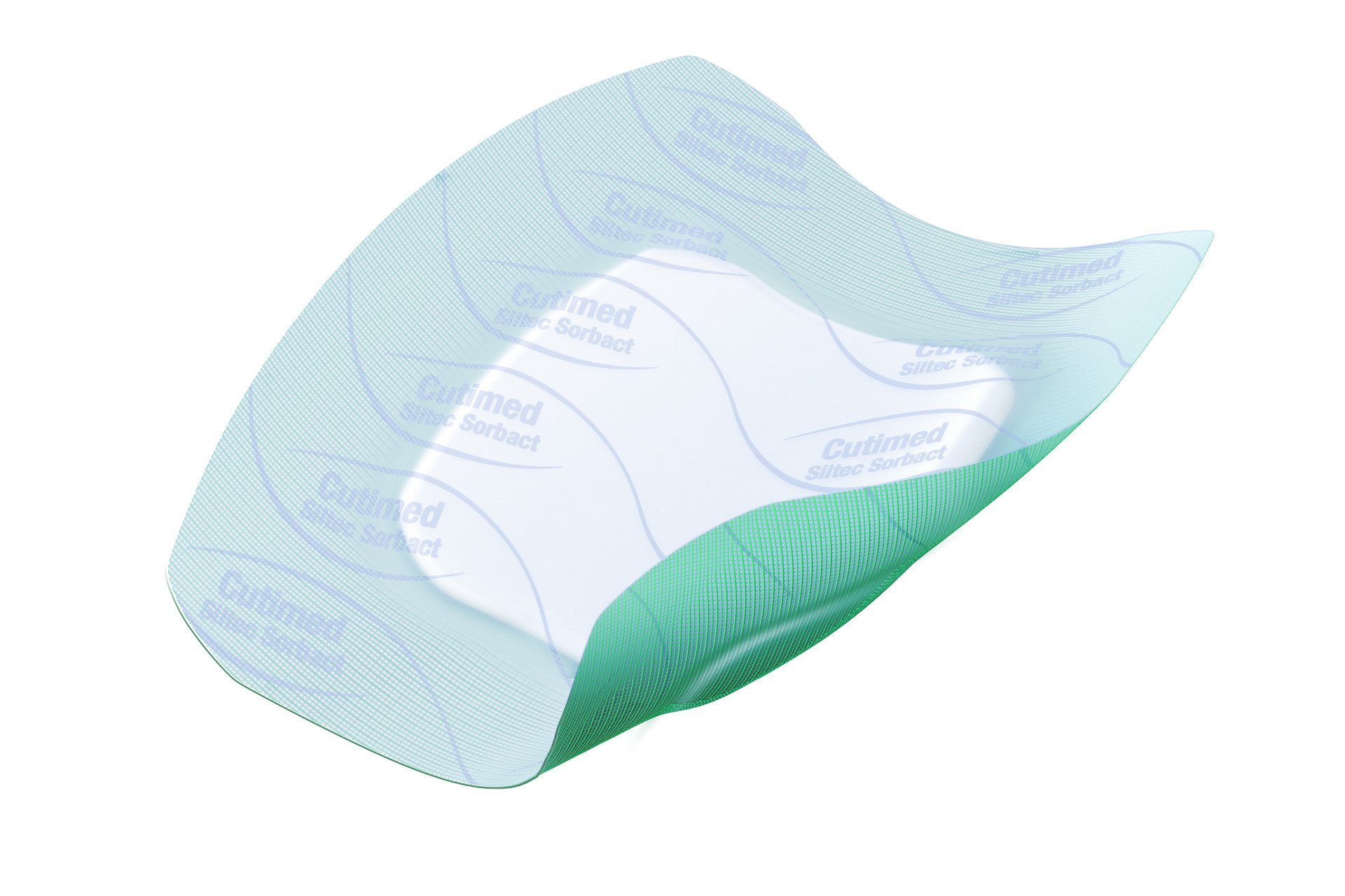 BSN medical GmbH Wundpflaster CUTIMED Siltec Sorbact B PU-Verb.12,5x12,5 cm (Spar Set, 12 St., Wundversorgung, Hautfreundlicher Verband), Saugfähiger Wundverband