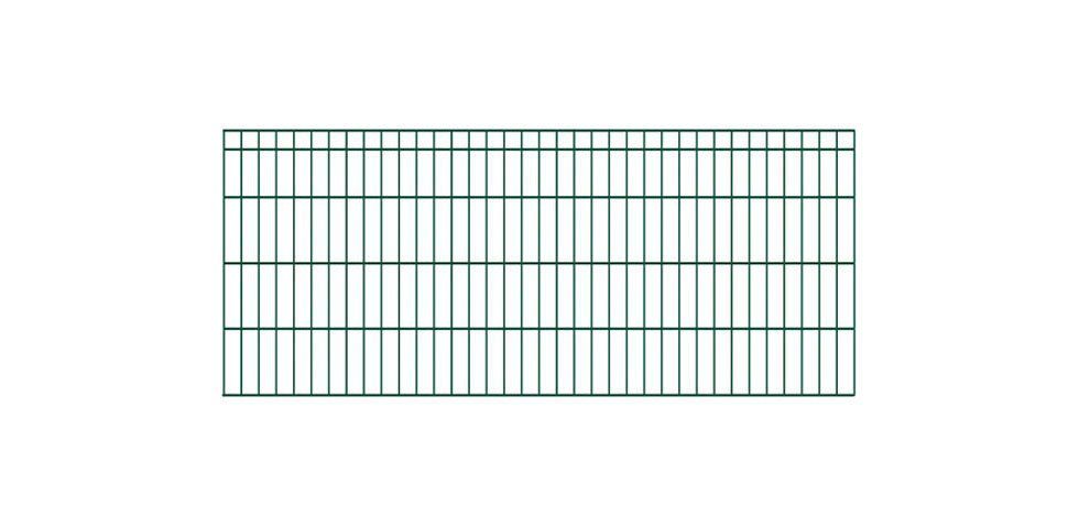 KRAUS Doppelstabmattenzaun DinoPro DSZ42, (Set), grün, 80 cm hoch, 10