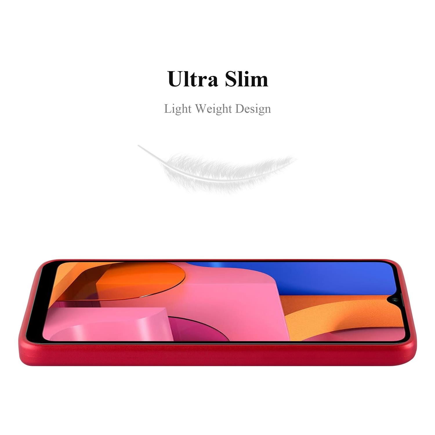 Cadorabo Handyhülle für Samsung Galaxy A20s Hülle Samsung Galaxy A20s, Flexible TPU Silikon Handy Schutzhülle - Hülle - ultra slim