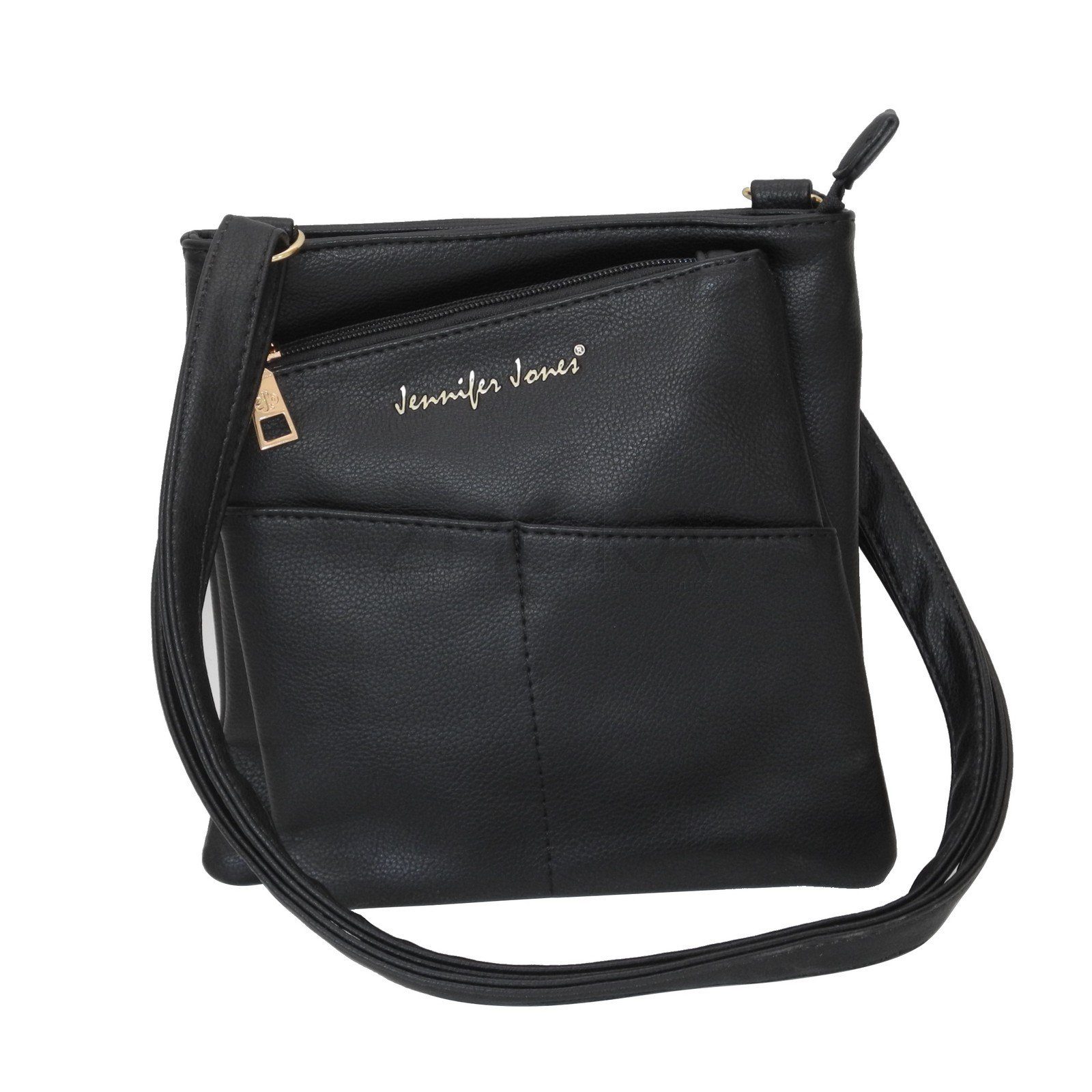 Clutch - Schwarz Jennifer Jones kleine Handtasche Damentasche Handtasche Umhängetasche Jones Jennifer