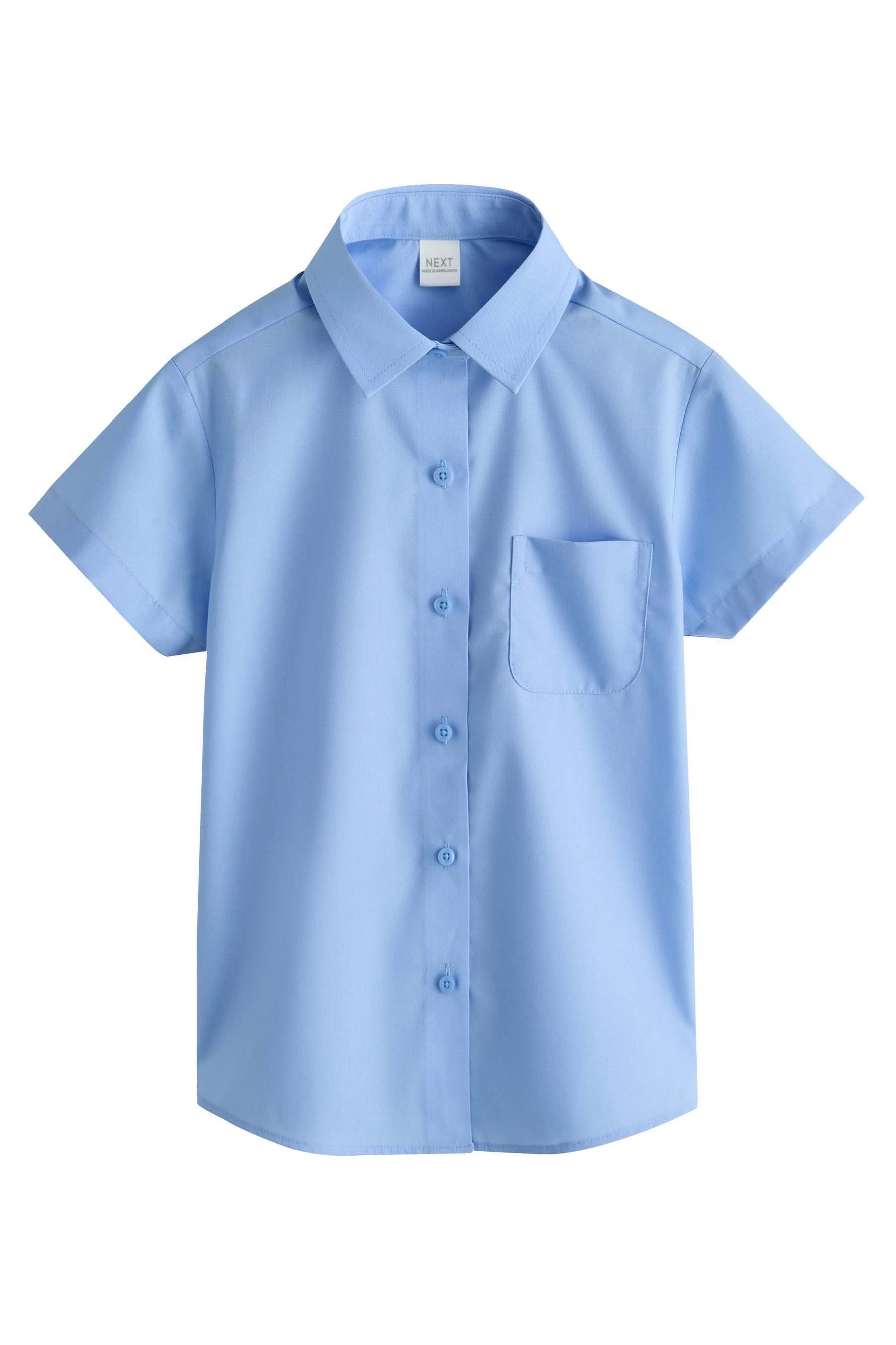 Next Hemdbluse 3er-Pack Kurzarmblusen für Mädchen für die Schule (3-tlg)