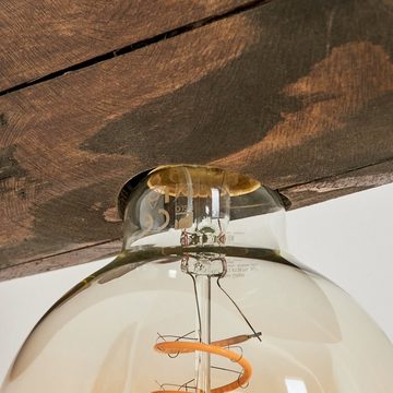 hofstein Wandleuchte »Pontinvrea« Wandlampe aus Holz in Natur, ohne Leuchtmittel, 1xE27, Moderne Leselampe im Skandinavischen Style