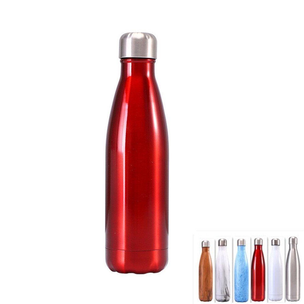 XDeer Thermoflasche Thermoflasche Edelstahl Trinkflasche Kaffee & Tee Bottle 750ml/500ml, Trinkflasche Kaffee & Tee Bottle mobiler Kaffeebecher 750ml/500ml red