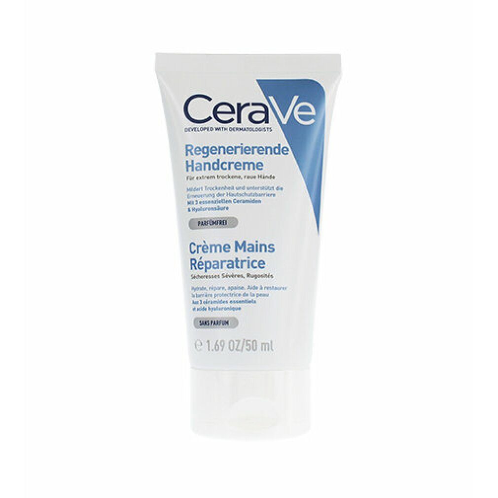 extremely HAND hands Nagelpflegecreme dry, ml Cerave for REPARATIVE 50 rough CREAM