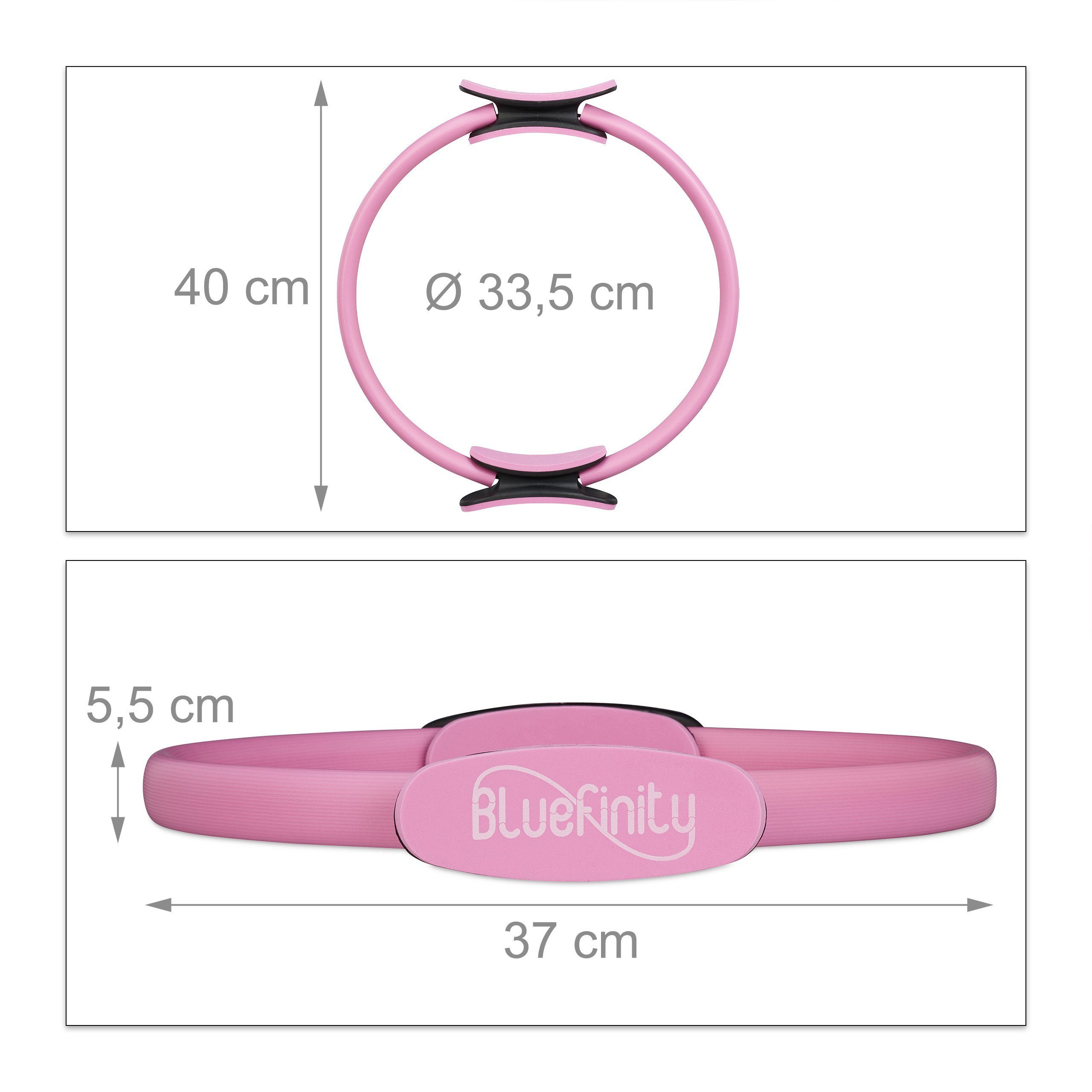 pink x relaxdays Ring 4 Pilates-Ring Pilates