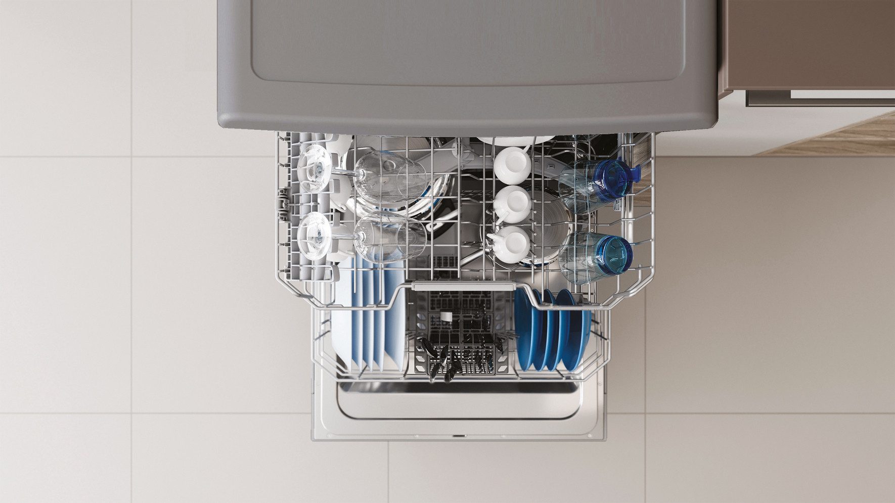 Privileg Standgeschirrspüler P0F ECO 2D541 S, 14 Maßgedecke, Fast&Clean 28 Min. – das effektive Reinigungsprogramm unter 28 Minuten – Bild 5 von 5
