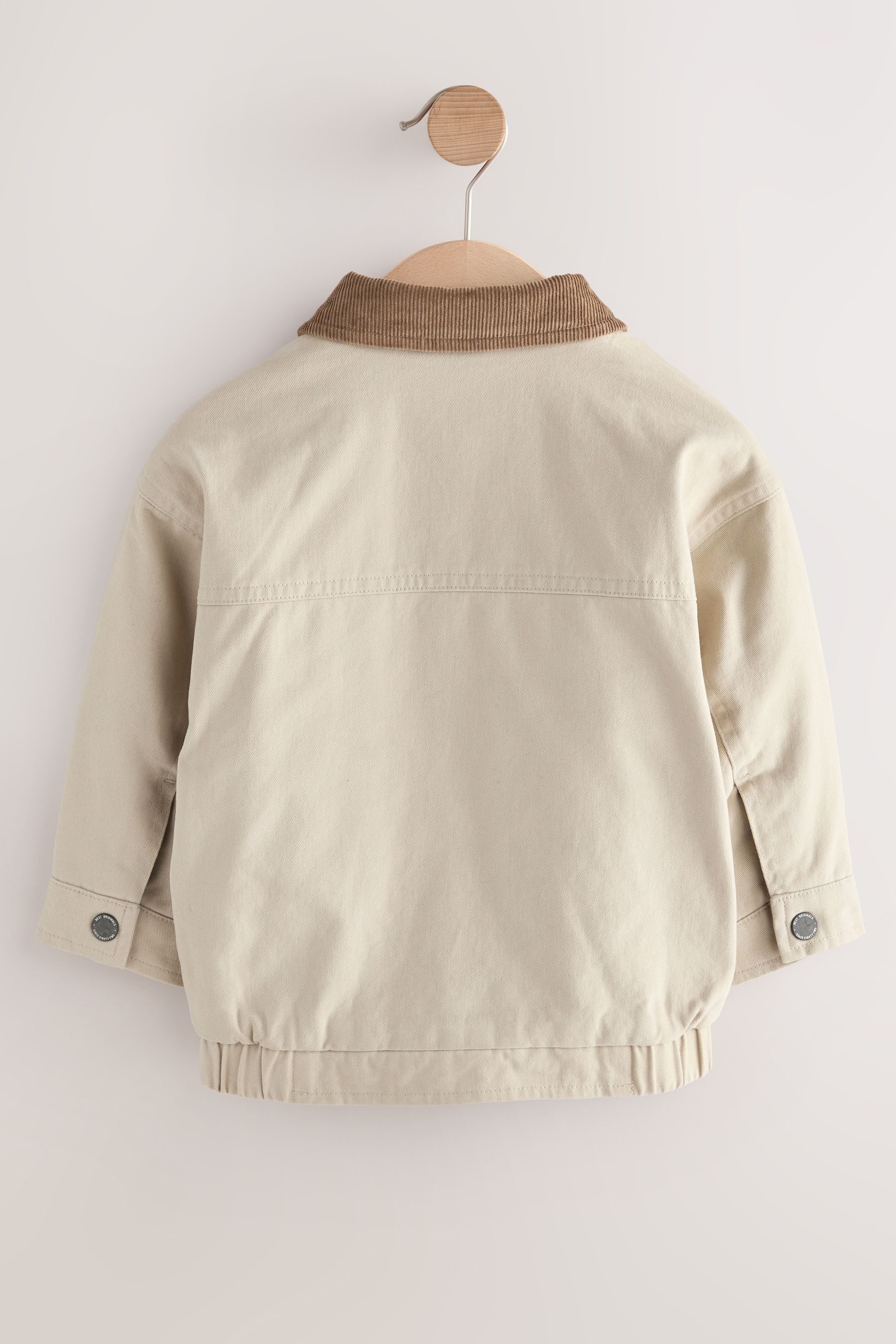 Next Bomberjacke Canvas-Bomberjacke mit Cordkragen (1-St) günstig online kaufen