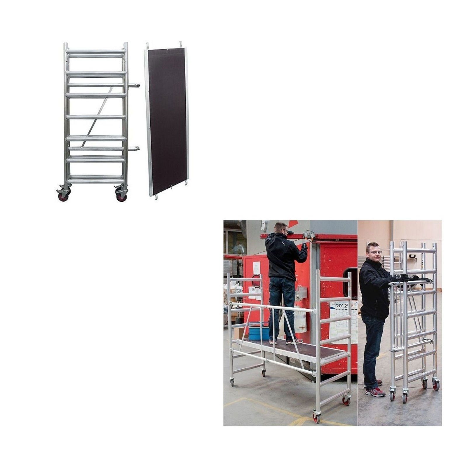 Unterstellbock Profi Aluminium-Gerüst klappbar 178X74 cm 178SK