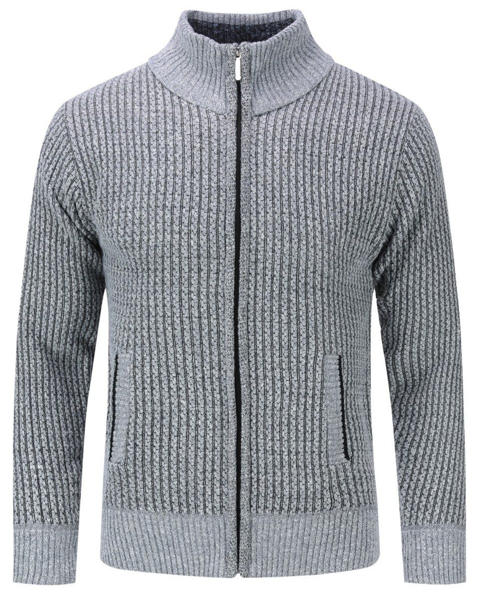 Allthemen Strickjacke mit Stehkragen Herren klassischer günstig online kaufen