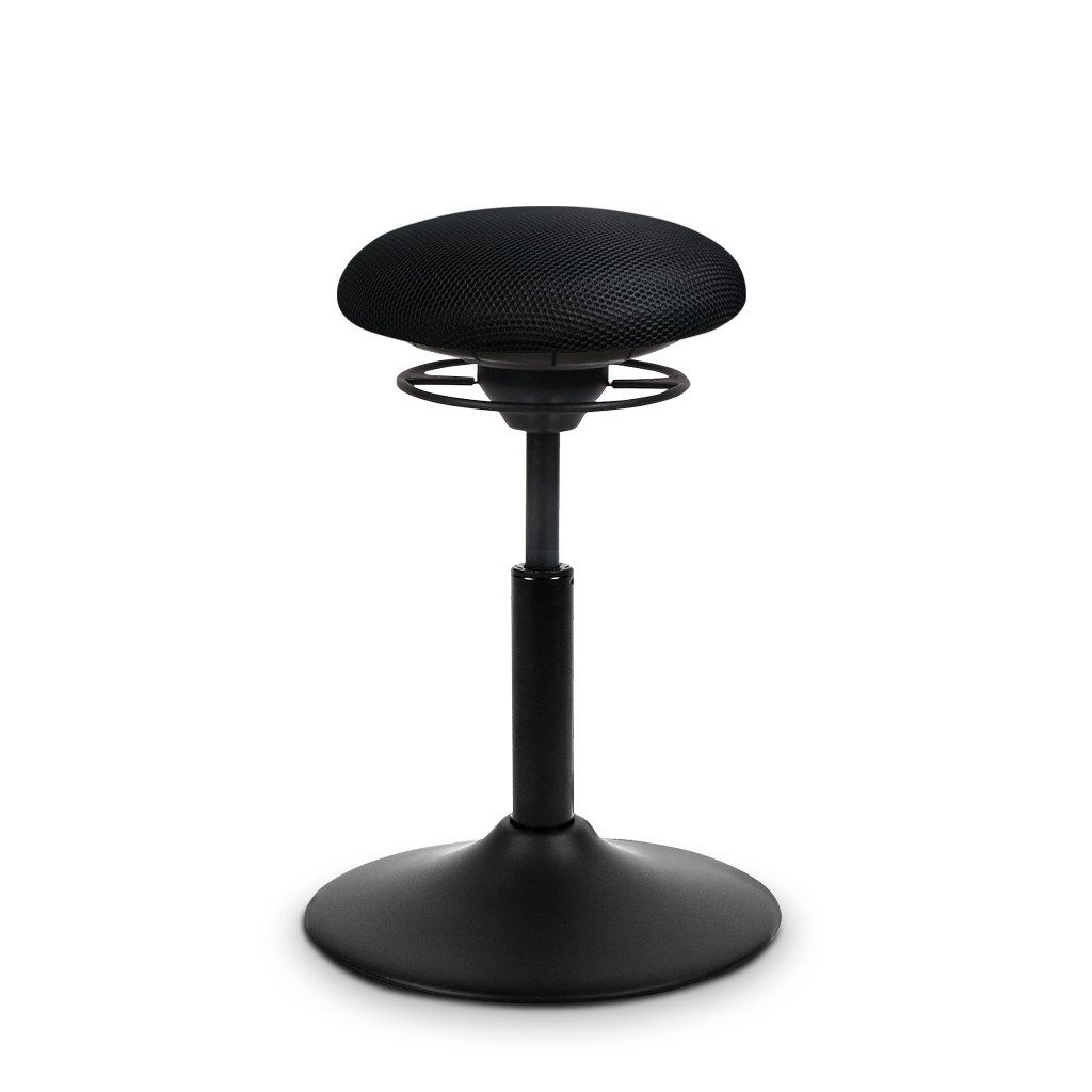 Balimo Sitzhocker BALIMO® CLASSIC - Gestell Schwarz - Sitztrainer - Bewegungshocker