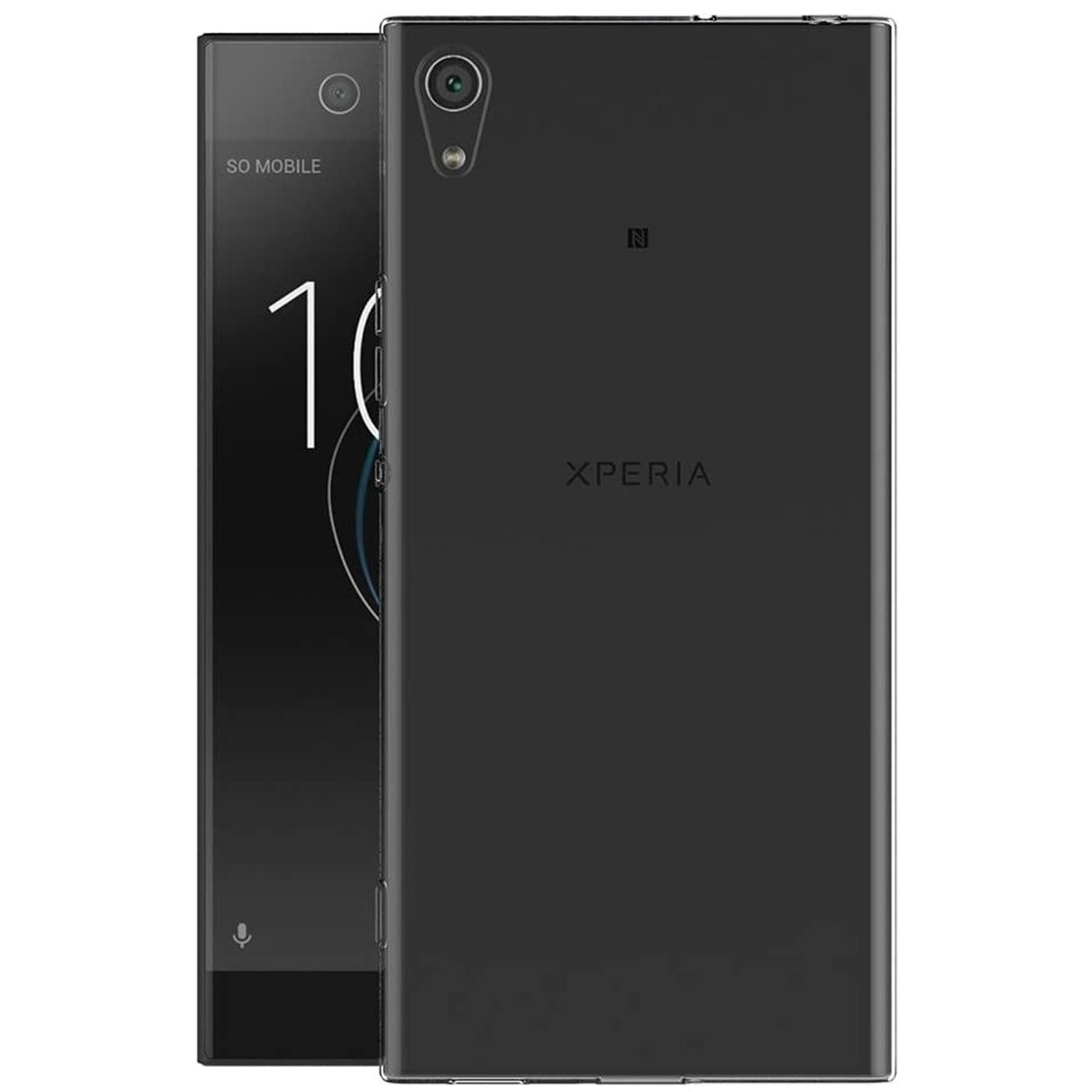 CoolGadget Handyhülle Transparent Ultra Slim Case für Sony Xperia XA1 Ultra 6 Zoll, Silikon Hülle Dünne Schutzhülle für Sony XA1 Ultra Hülle