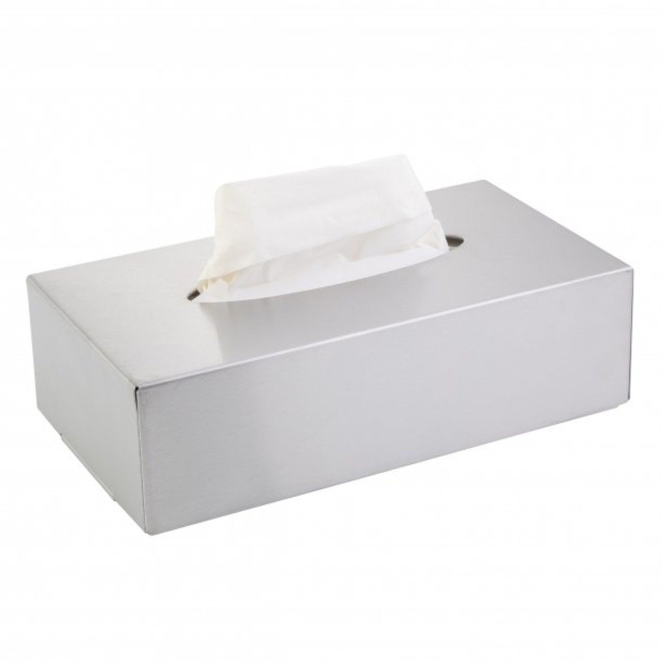 axentia Papiertuchbox (1 St), Tuchspender zum Aufhängen & Aufstellen, aus hochwertigem Edelstahl