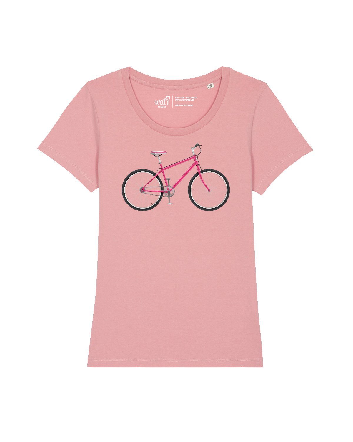Print-Shirt Apparel (1-tlg) wat? Bike rosa Pink canyon