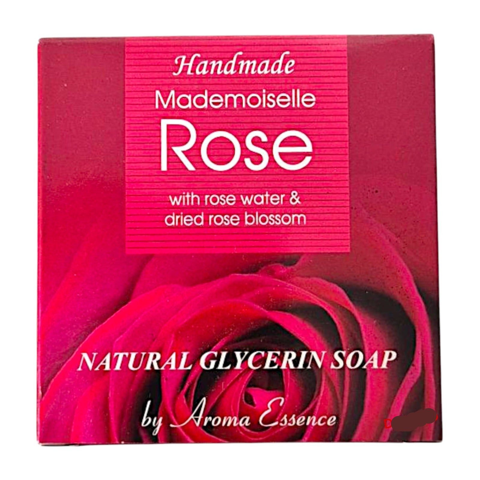 Aroma Essence Handseife Mademoiselle Rosen Glycerinseife – Luxuspflege mit Rosenwasser 60g