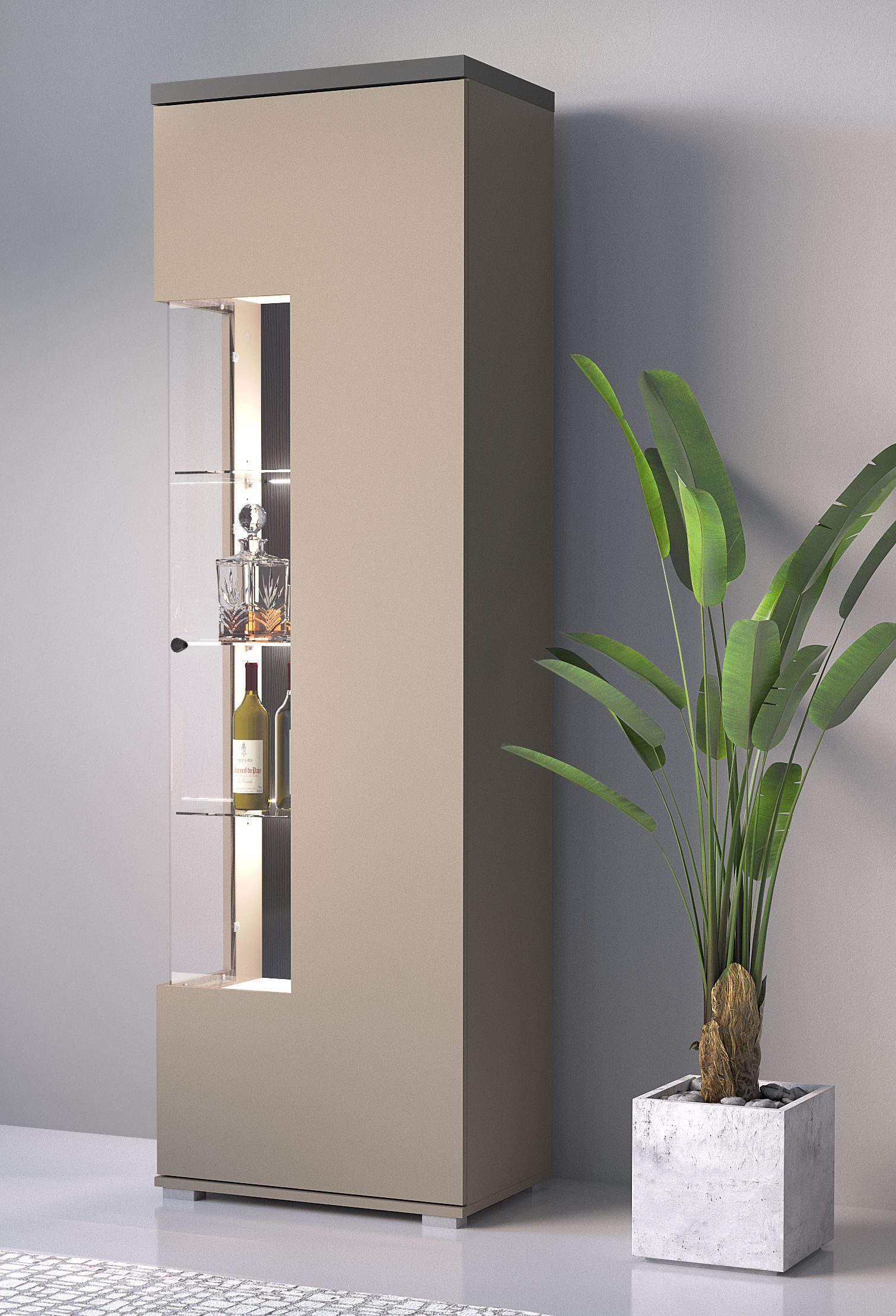 INOSIGN Vitrine Serio Breite 55 cm günstig online kaufen