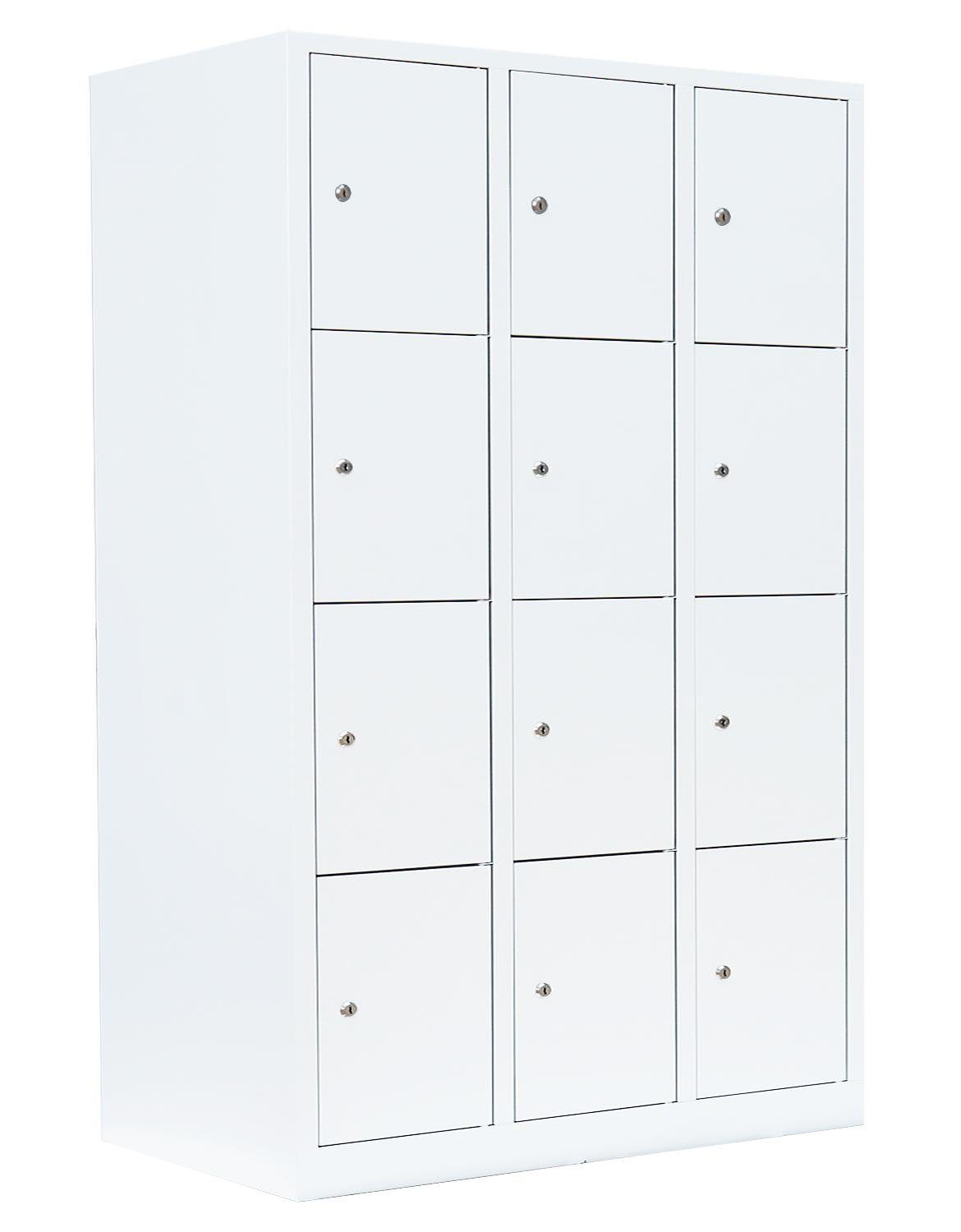 Steelboxx Fächerschrank 12 Fächern Schließfachschrank Wertfachschrank günstig online kaufen