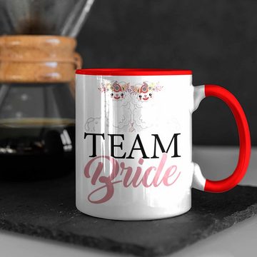 Trendation Tasse Trendation - Team Braut Tasse Geschenk Trauzeugin Geschenkidee Lustige Kaffeetasse LLama Danke