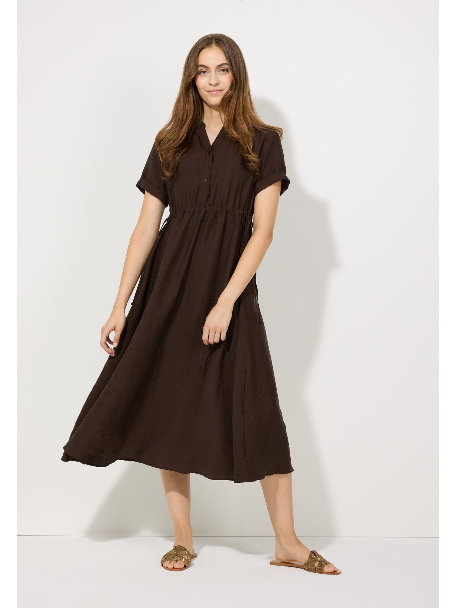 MORE&MORE Blusenkleid Kurzarmkleid günstig online kaufen