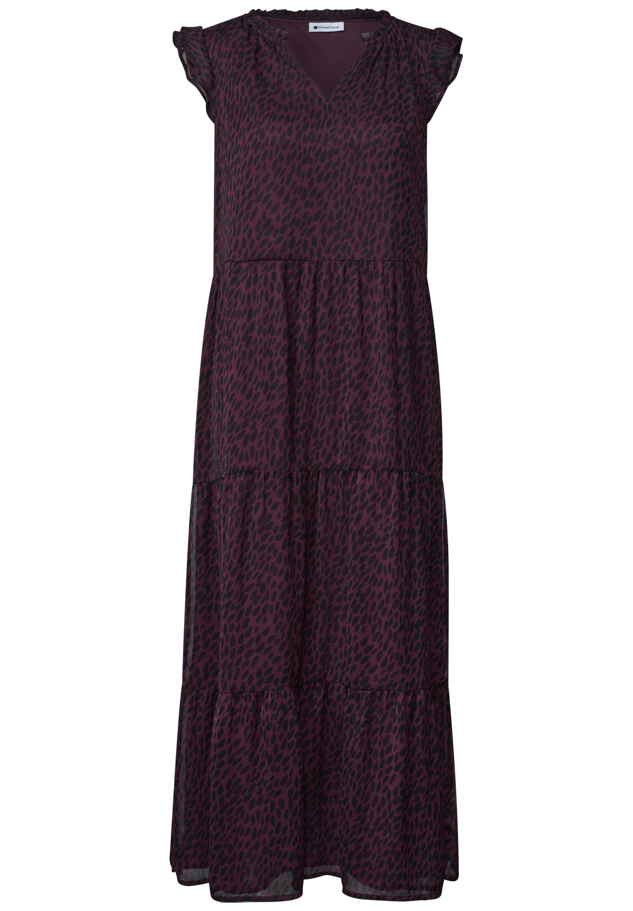 STREET ONE Maxikleid mit allover Print