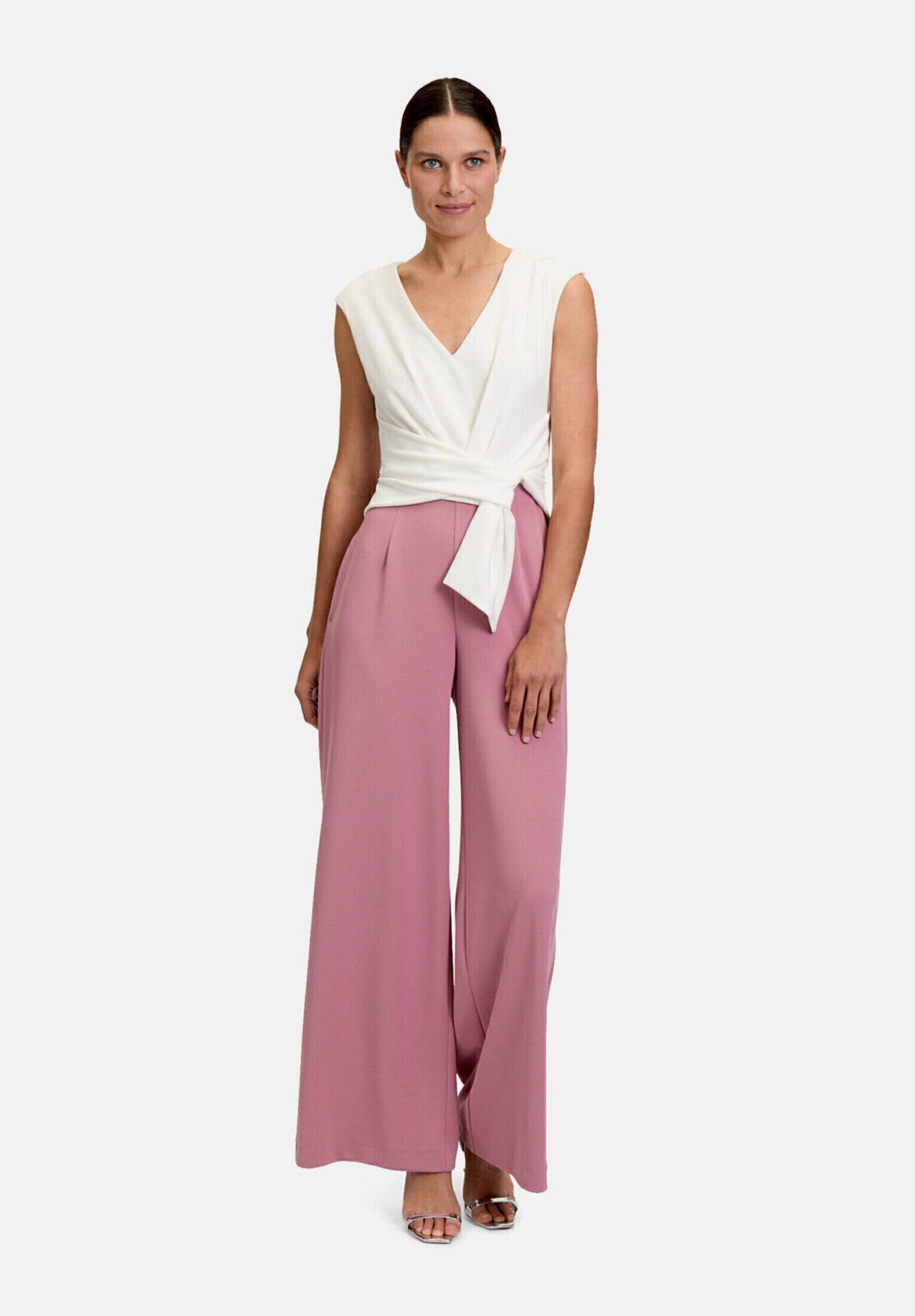 Vera Mont Overall Damen mit weitem Bein (1-tlg) Bunddetail