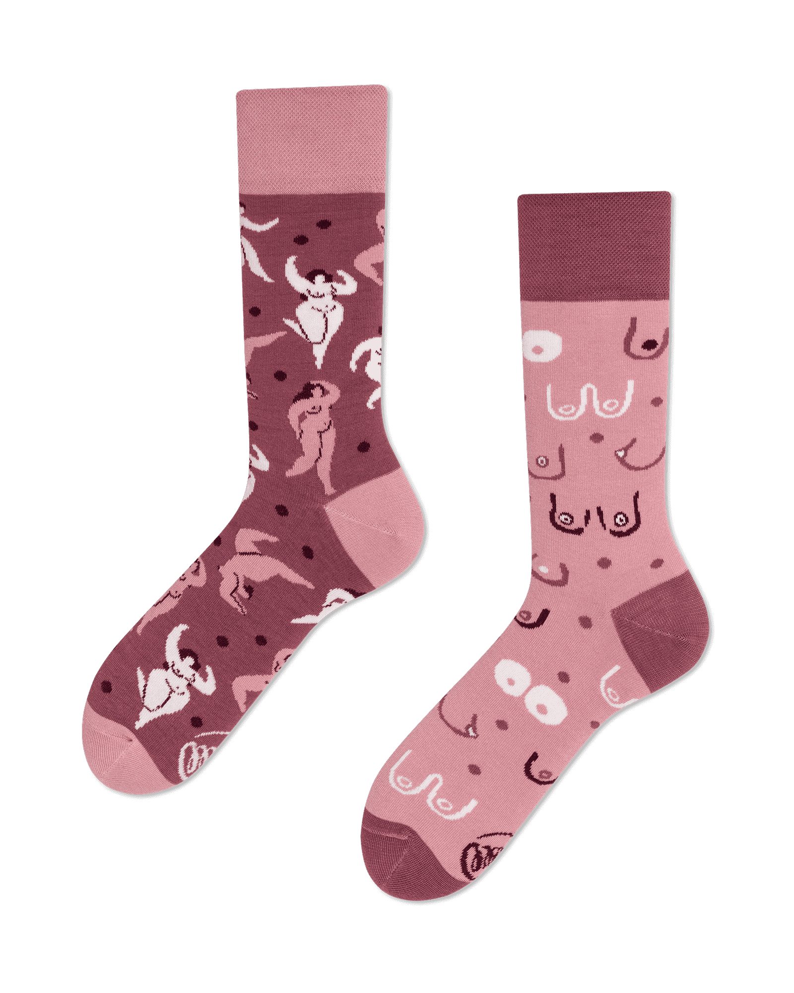 Many Mornings Freizeitsocken Many Mornings Socken Simply the Breast (1 Paar, 1-Paar, 1 Paar) immer ein dismatching Paar