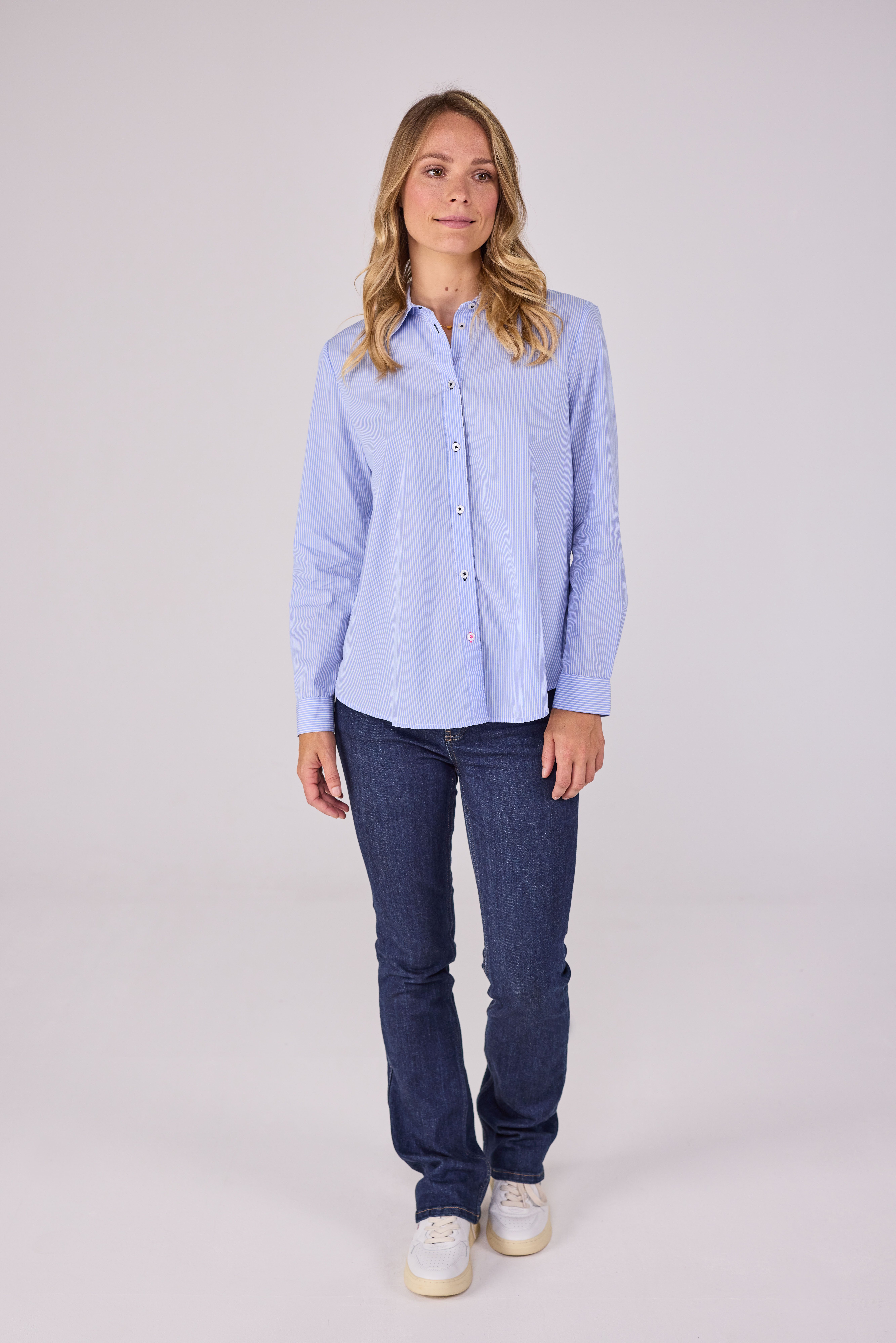 Lieblingsstück Klassische Bluse OceanaL aus reiner günstig online kaufen