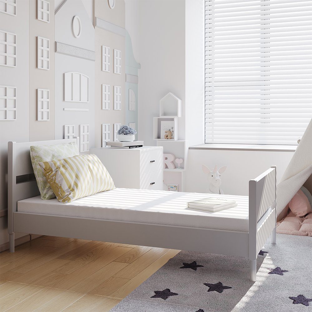 Kindermatratze, Weiß, 140 x 70 cm, VitaliSpa®, 8 cm hoch