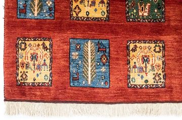 Wollteppich Ghashghai Teppich handgeknüpft orange, morgenland, rechteckig, Höhe: 10 mm, handgeknüpft