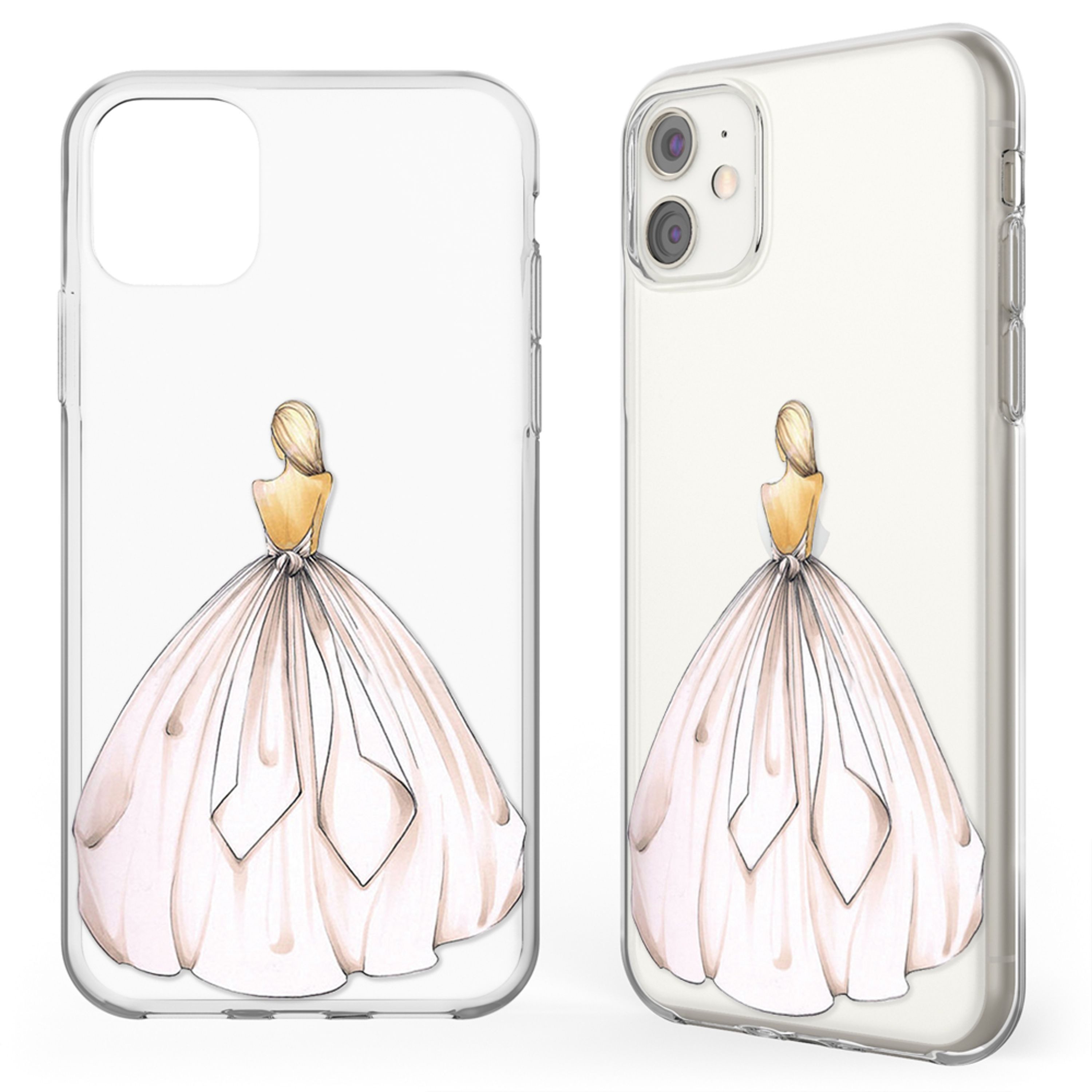 Nalia Smartphone-Hülle Apple iPhone 11 15,5 cm (6,1 Zoll), Motiv Silikon Hülle / Print Cover / Muster Schutzhülle / Design Case