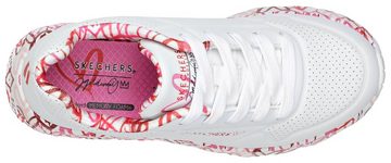 Skechers Kids UNO LITE Sneaker mit bedruckter Sohle, Freizeitschuh, Halbschuh, Schnürschuh