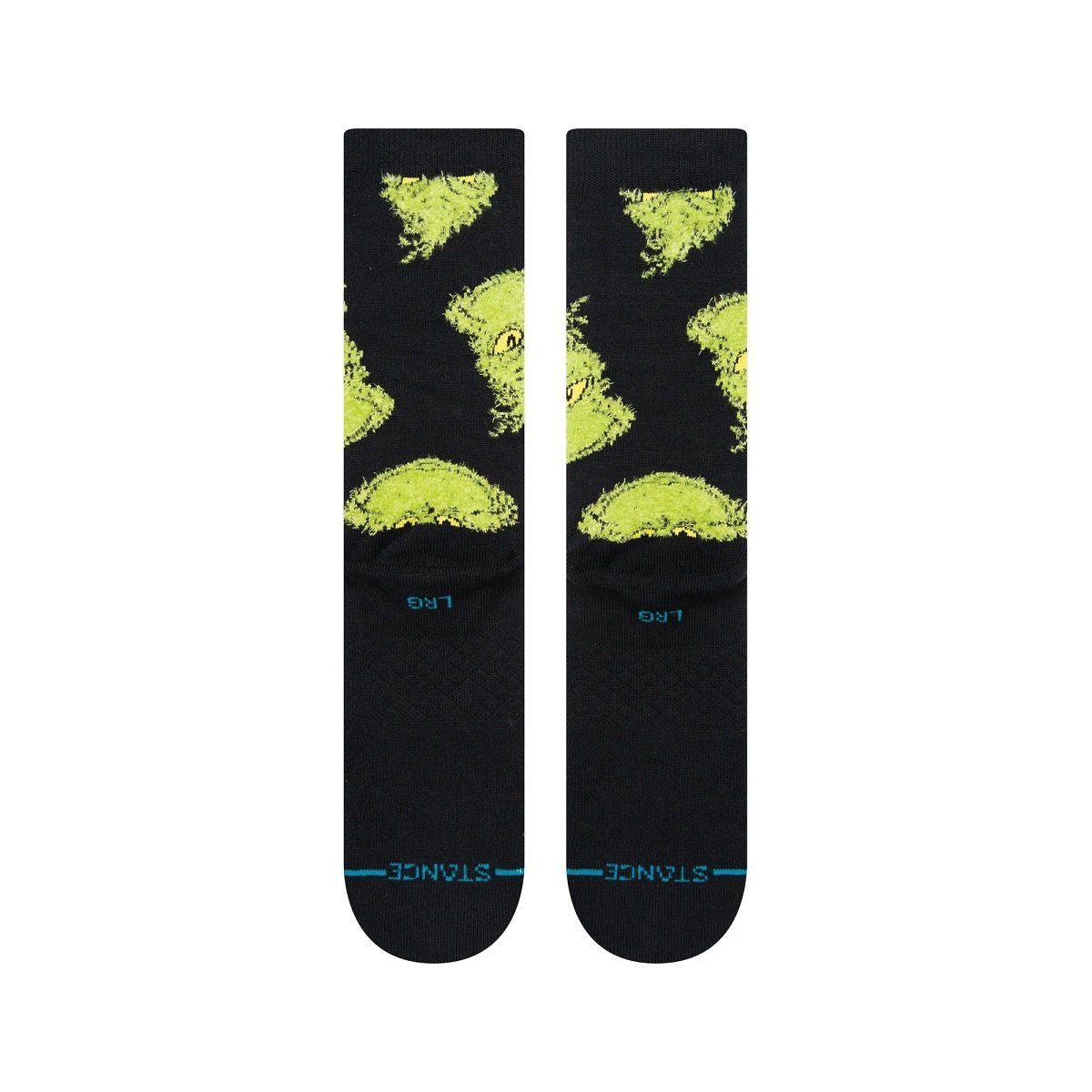Stance Socken Tagessocke Crew Der Grinch Mean One schwarz - 1 Paar günstig online kaufen
