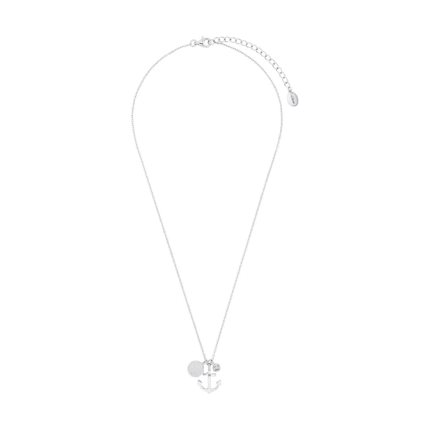 s.Oliver Silberkette für Damen, 925 Ste...