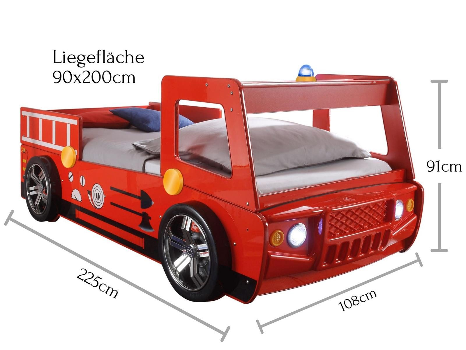 PRICE BREAKER Spark car bed, 214.5 x 98 x 112 cm (W/H/D)