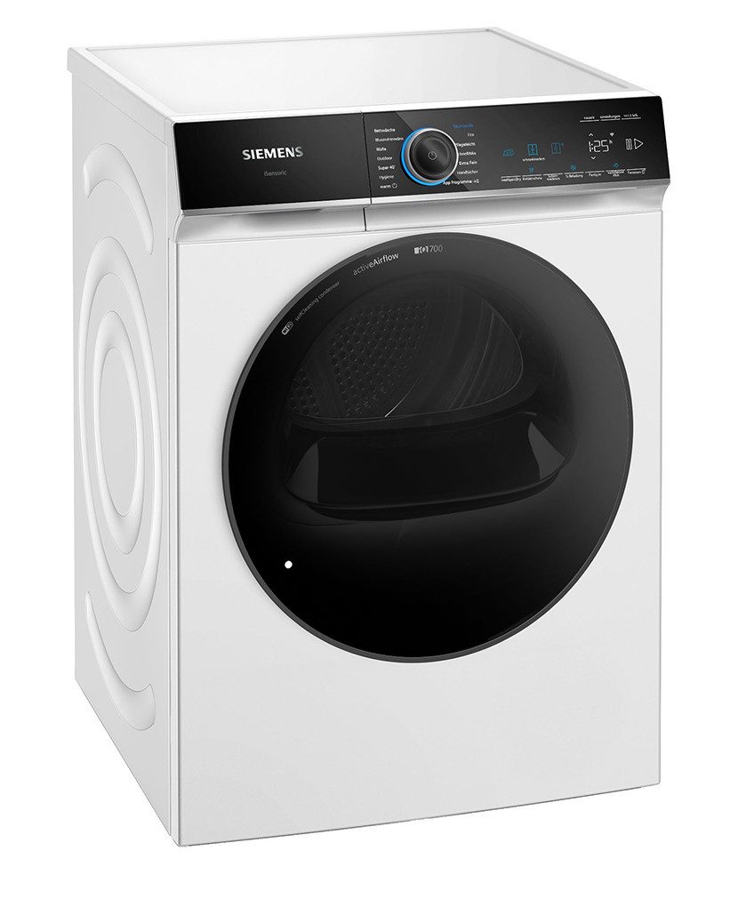 SIEMENS Wärmepumpentrockner iQ700, WR47B2C40, Knitterschutz