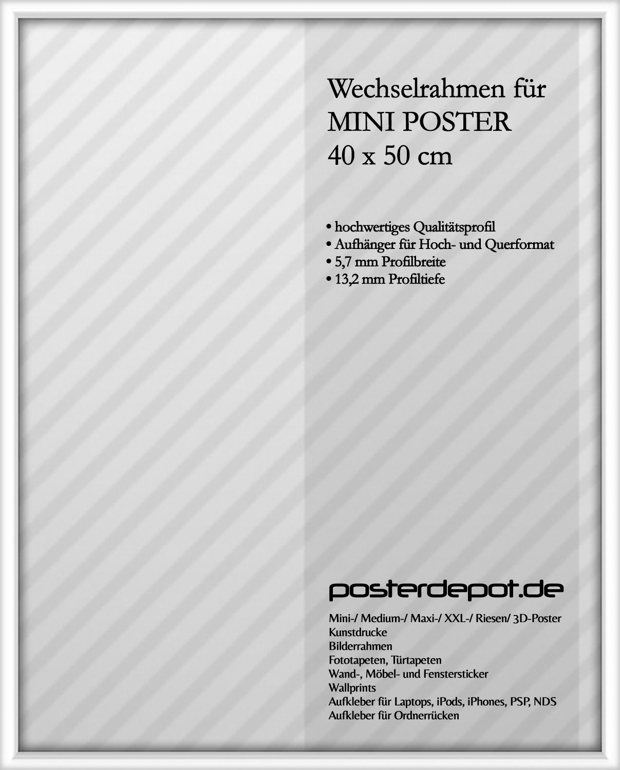 Wallario Rahmen Wechselrahmen aus Alu, passend günstig online kaufen