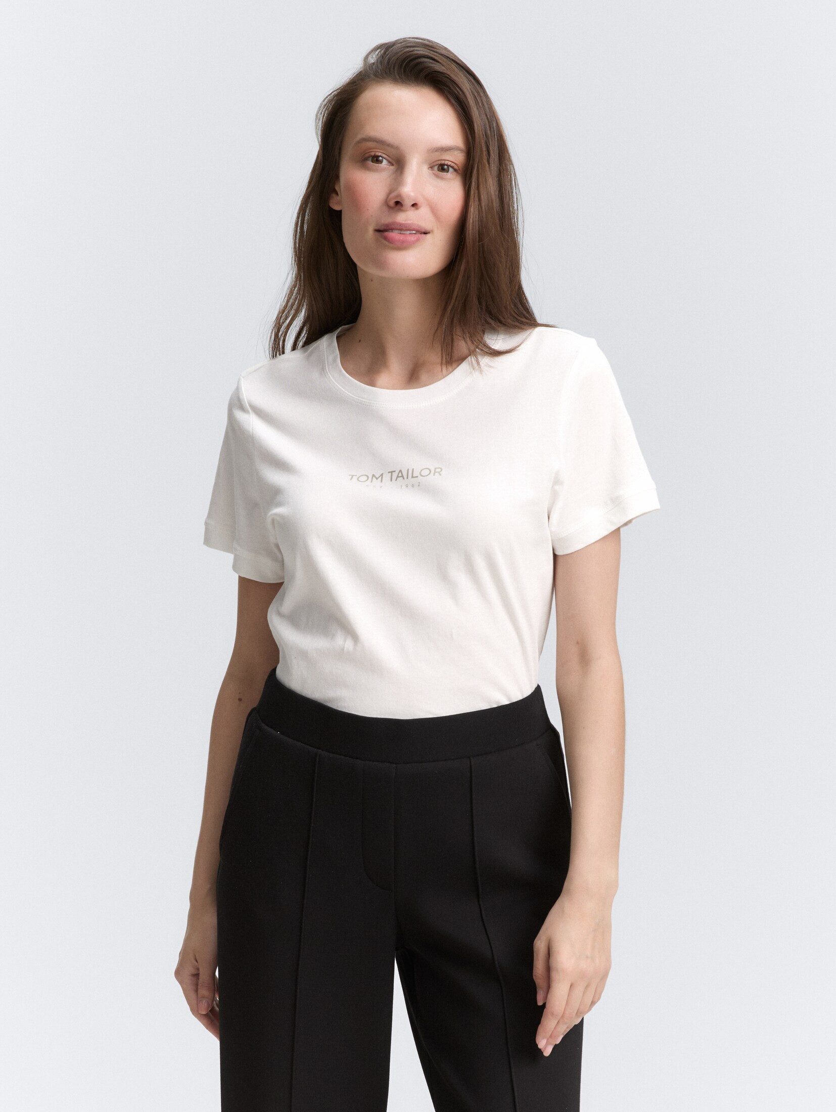 TOM TAILOR T-Shirt T-Shirt mit Logo-Print günstig online kaufen