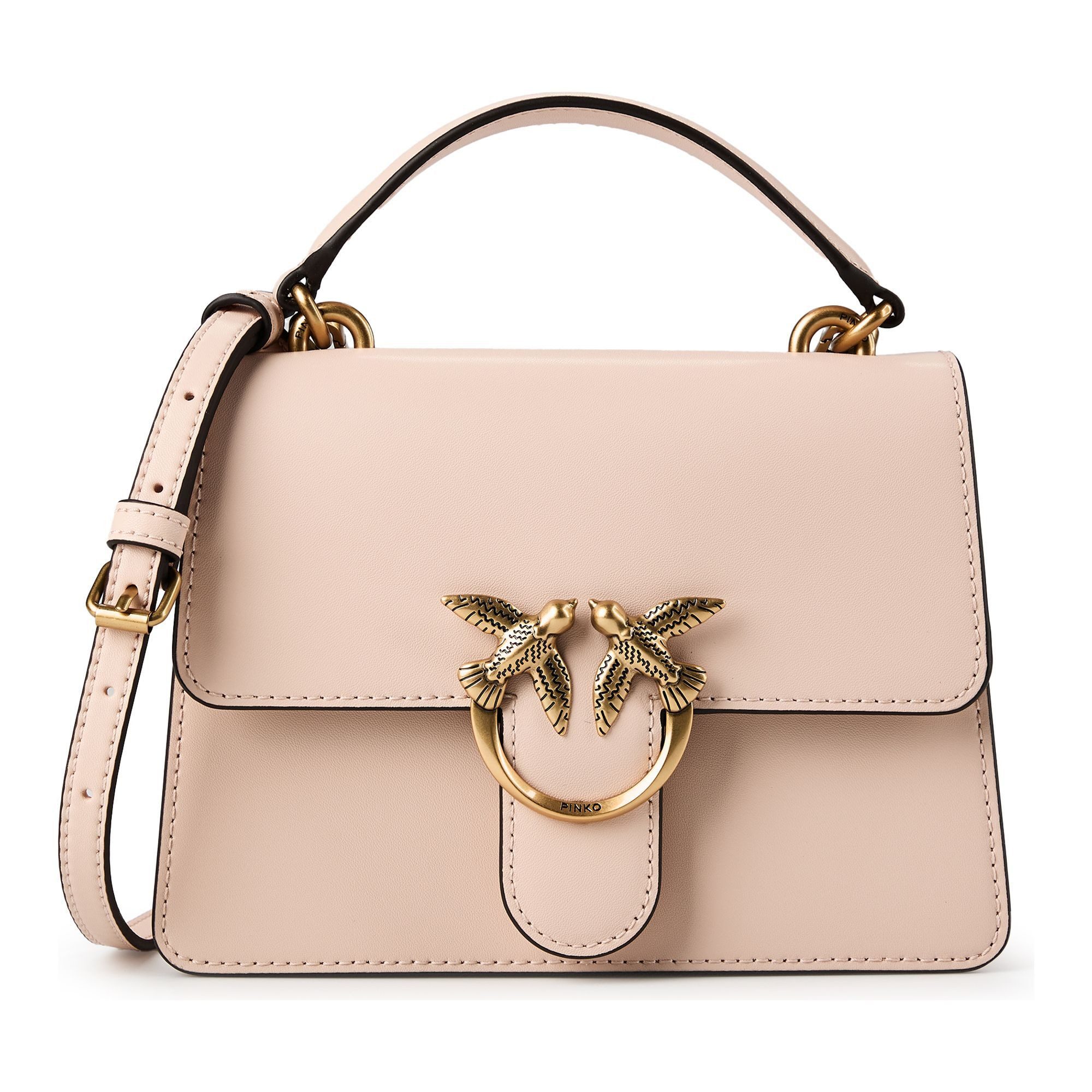 PINKO Henkeltasche Love One, Leder