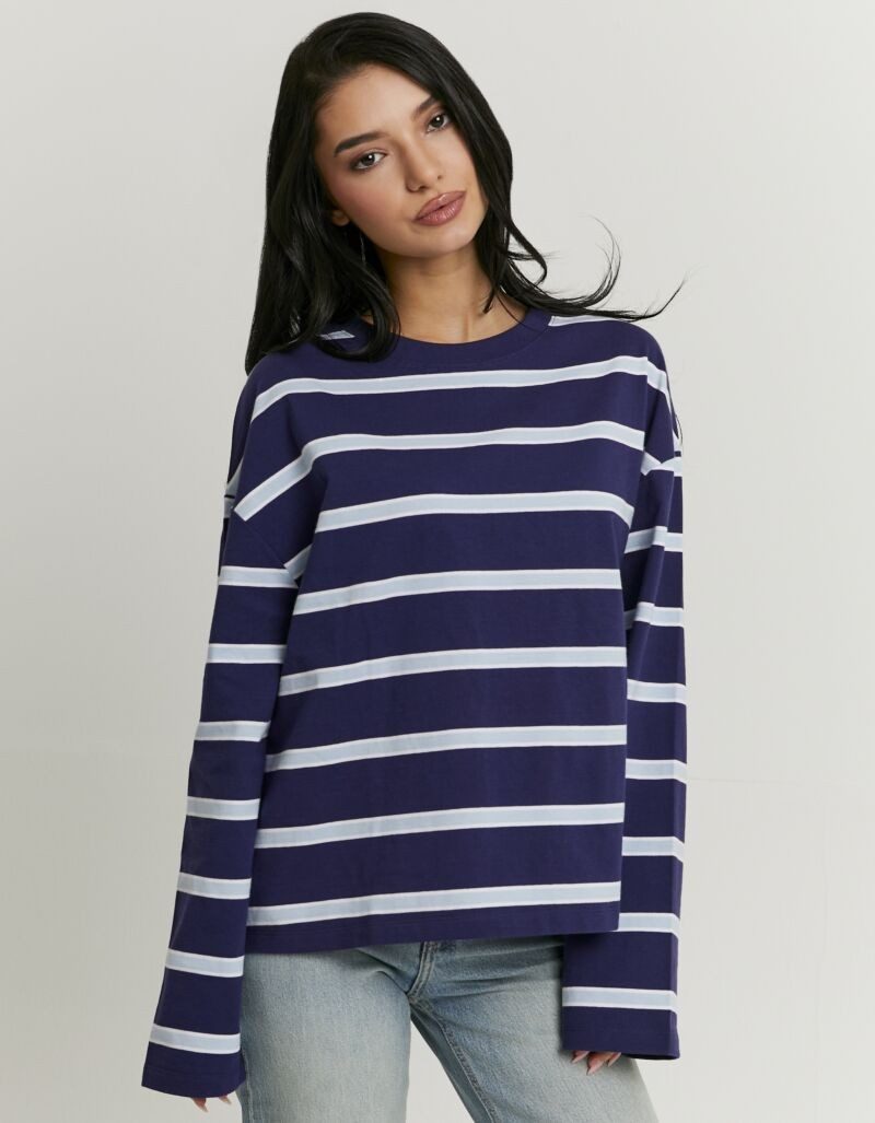 Tally Weijl Langarmshirt STSCOBERLA Baumwolle günstig online kaufen