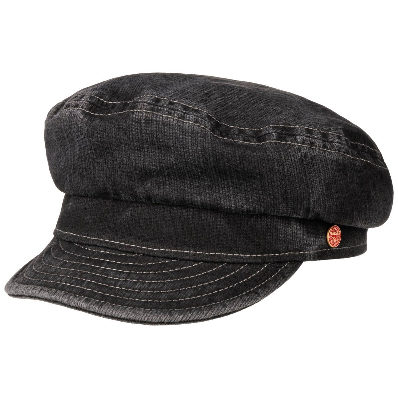 Mayser Ballonmütze (1-St) Elbseglermütze mit Schirm, Made in the EU günstig online kaufen