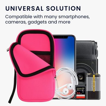 kwmobile Handyhülle Handytasche für Smartphones XXL - 7", Neopren Handy Hülle - Handy Tasche Sleeve Pouch