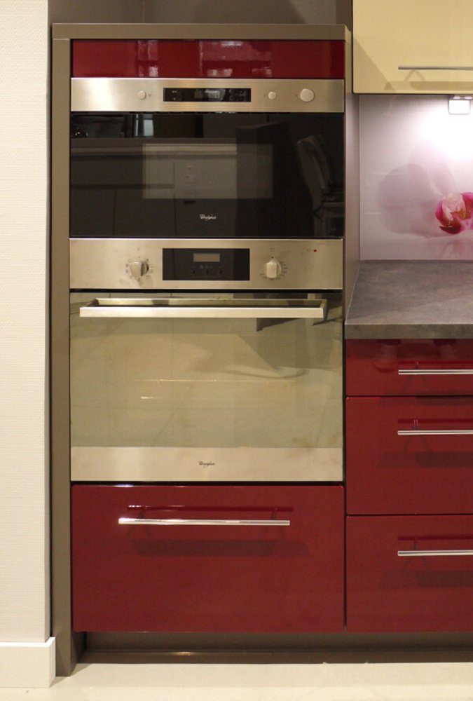 Feldmann-Wohnen Backofenumbauschrank PLATINIUM (Umbauschrank für Backofen, Küchenschrank) PN-D5AM/60/154 - Korpus- und Frontfarbe wählbar