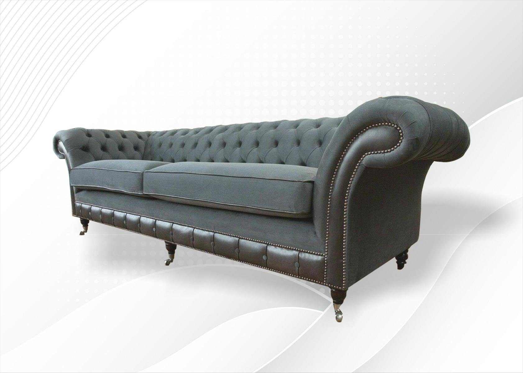JVmoebel cm 4 Sofa 265 Design Chesterfield-Sofa, Sofa Chesterfield Couch Sitzer