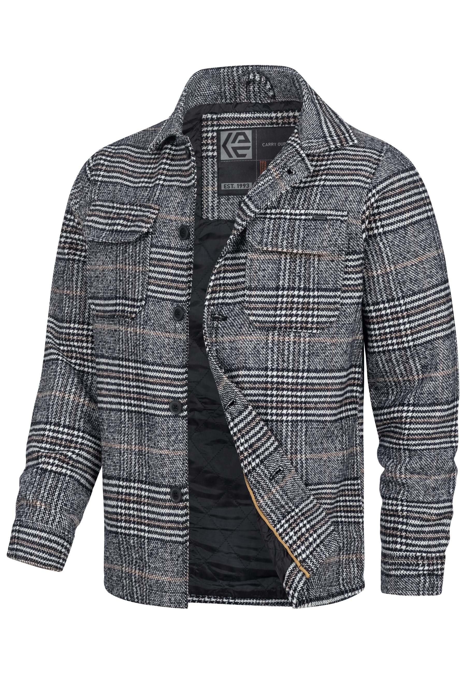 Indicode Hemdjacke Herren Henderson Übergangsjacke Herrenjacke günstig online kaufen