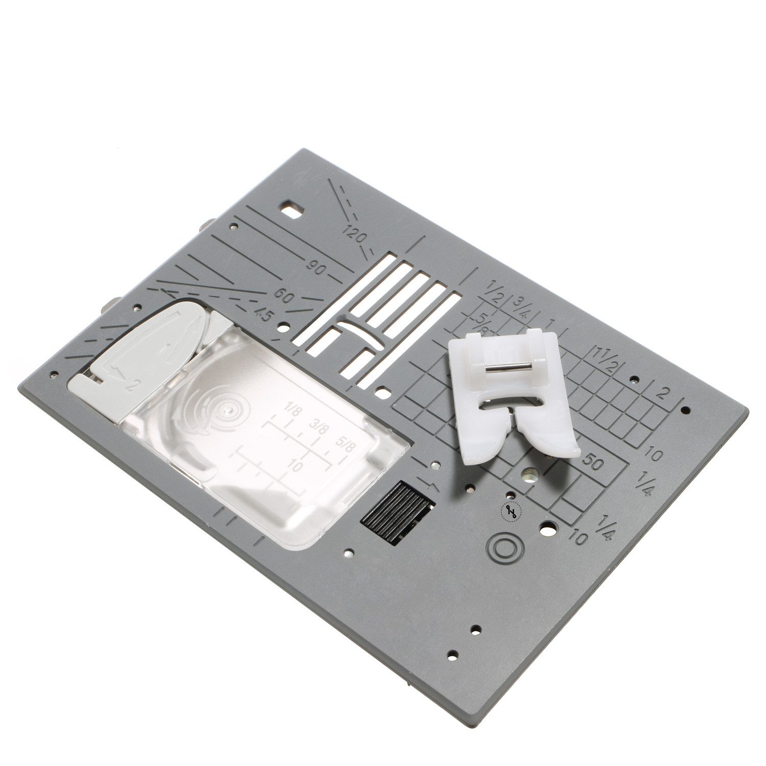 Janome Nähmaschine Antihaftstichplatte mit Antihaftfuß