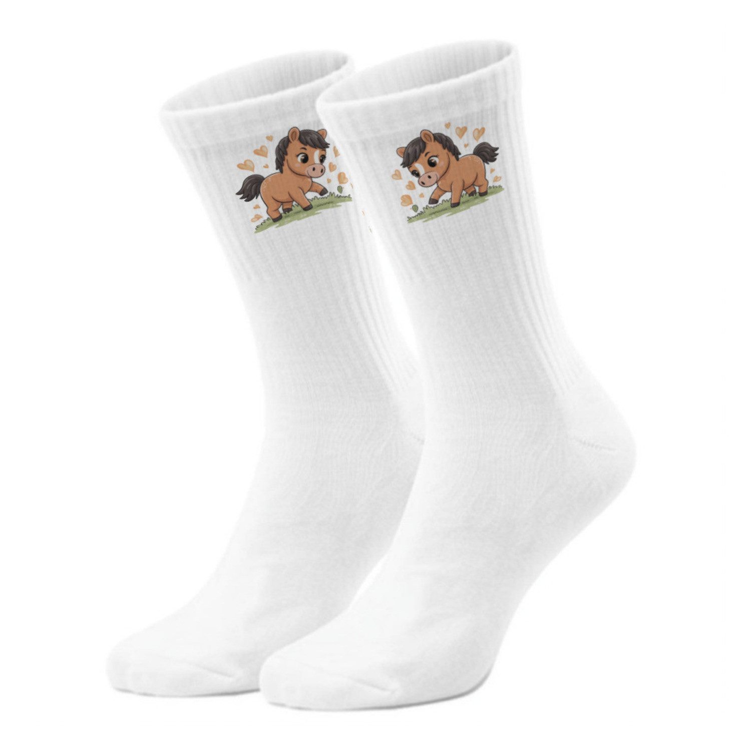 Freizeitsocken epicsocks Pony Love Wiesenglück Socken in 37-41 im Paar