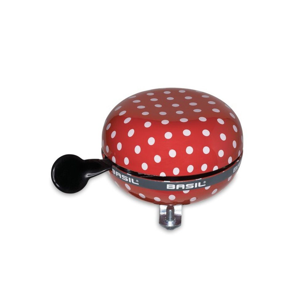Basil Fahrradklingel Ding-Dong Glocke Polka Dot, Ø 80mm
