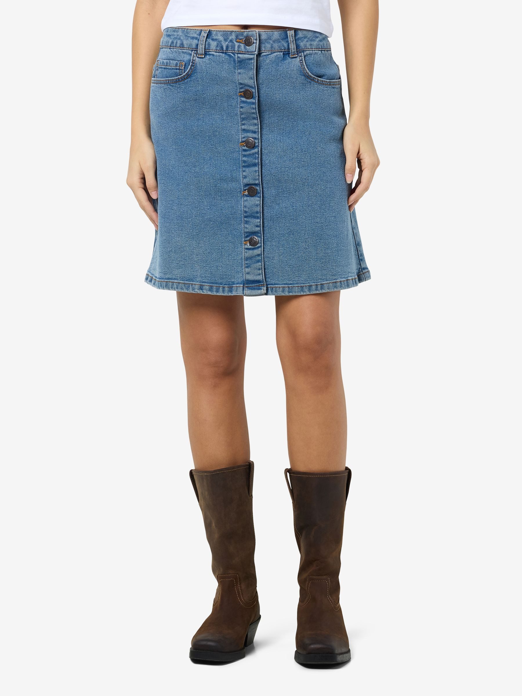 Noisy may Sommerrock Modischer Knopfverschluss vorne, Taschendesign NMRONNI günstig online kaufen