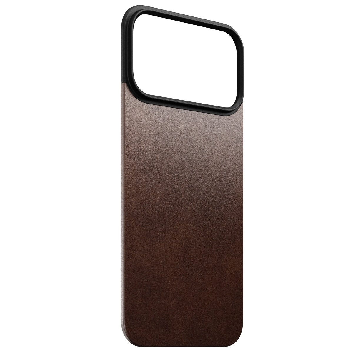 Nomad Smartphone-Hülle Magnetic Leather Case, für iPhone 17 Pro Max, Rustikales Braun Horween