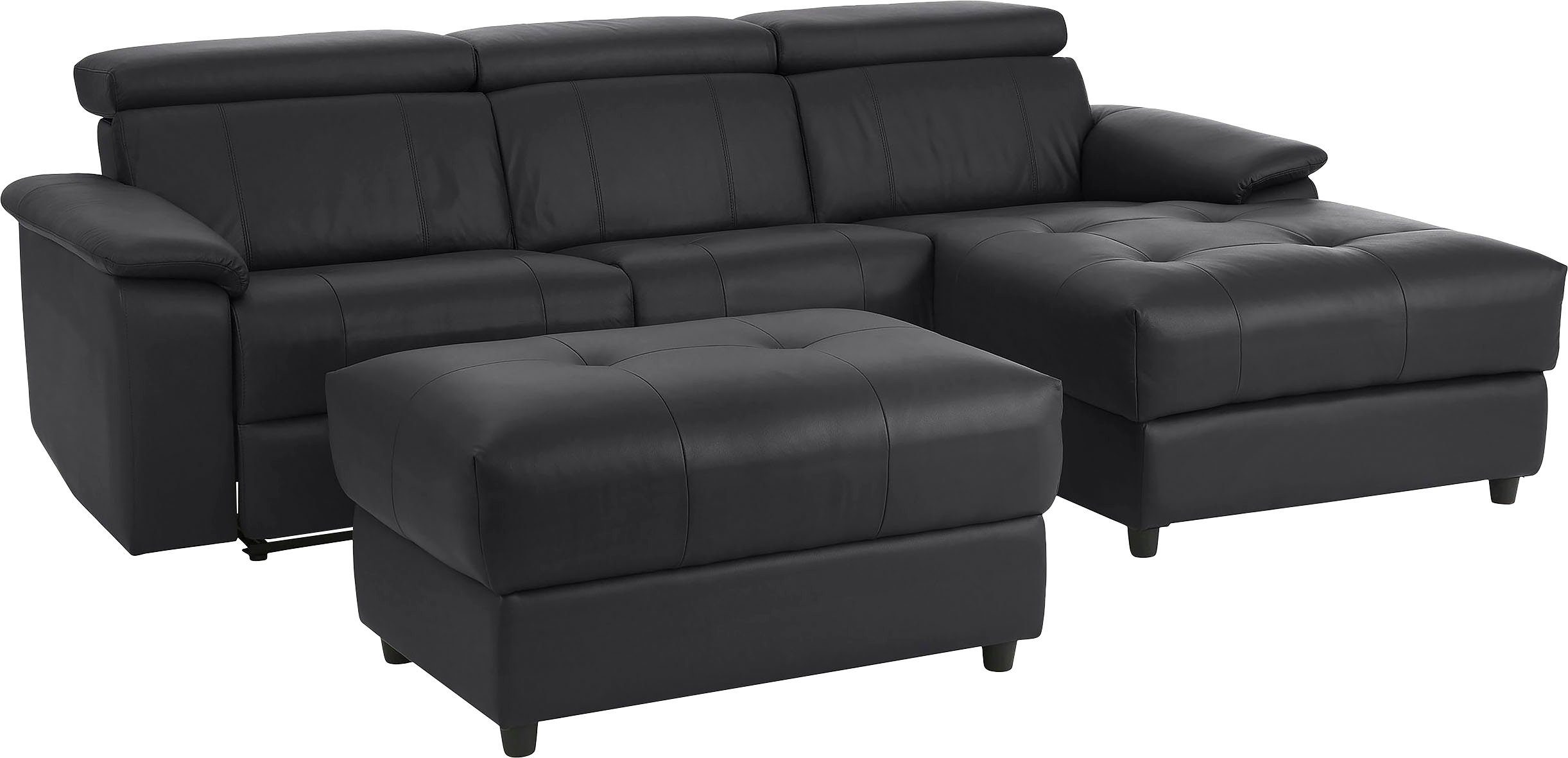 Home affaire Ecksofa Binado, L-Form, mit manueller oder elektrischer Relaxfunktion mit USB-Anschluss